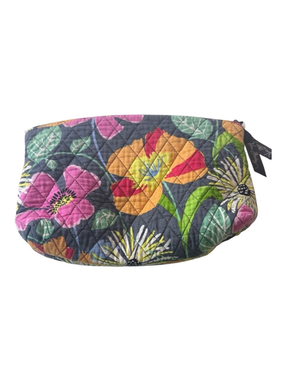 Vera Bradley RETIRED Jazzy Blooms Cosmetic / Makeup Bag